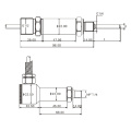 FST600-205 Salida de señal 4-20mA 0-5VDC 0-10VDC Sensor de temperatura a prueba de explosiones